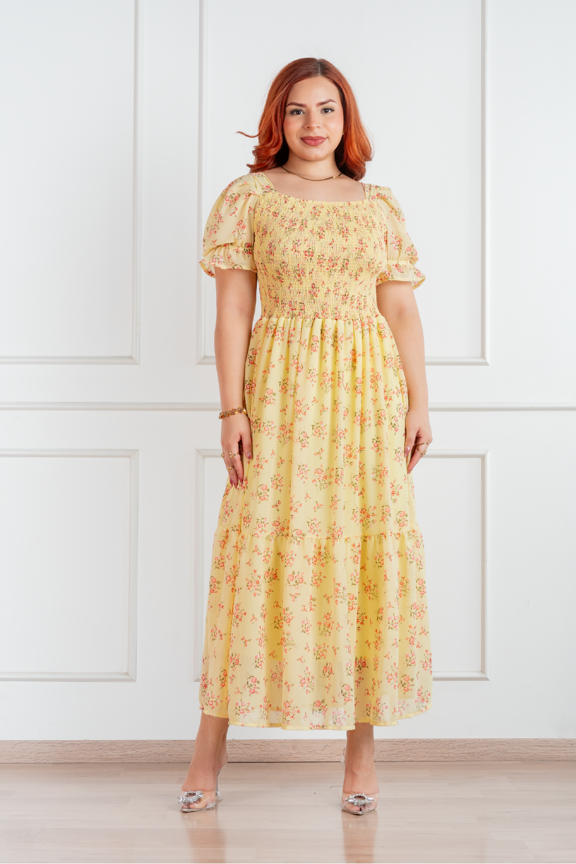 Vestido Amelia manga corta