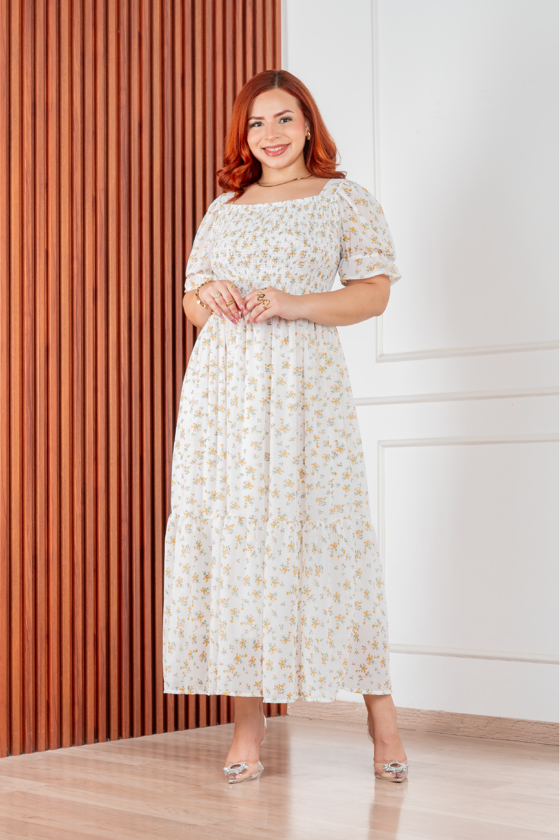 Vestido Amelia manga corta