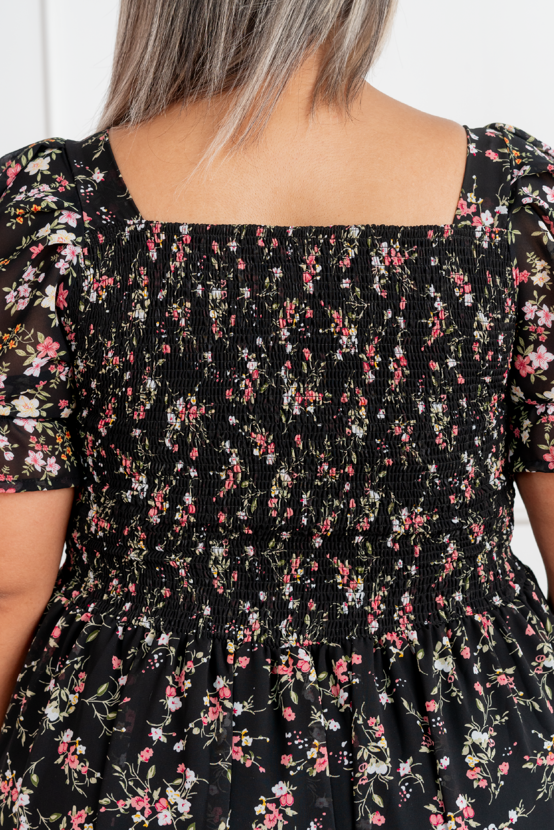 Vestido Amelia manga corta