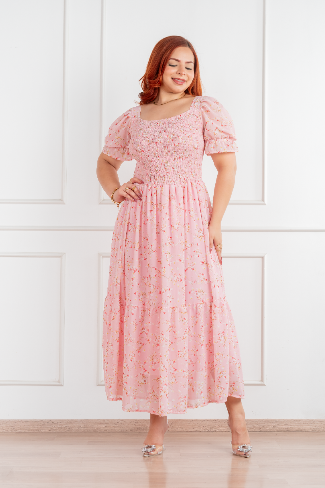 Vestido Amelia manga corta