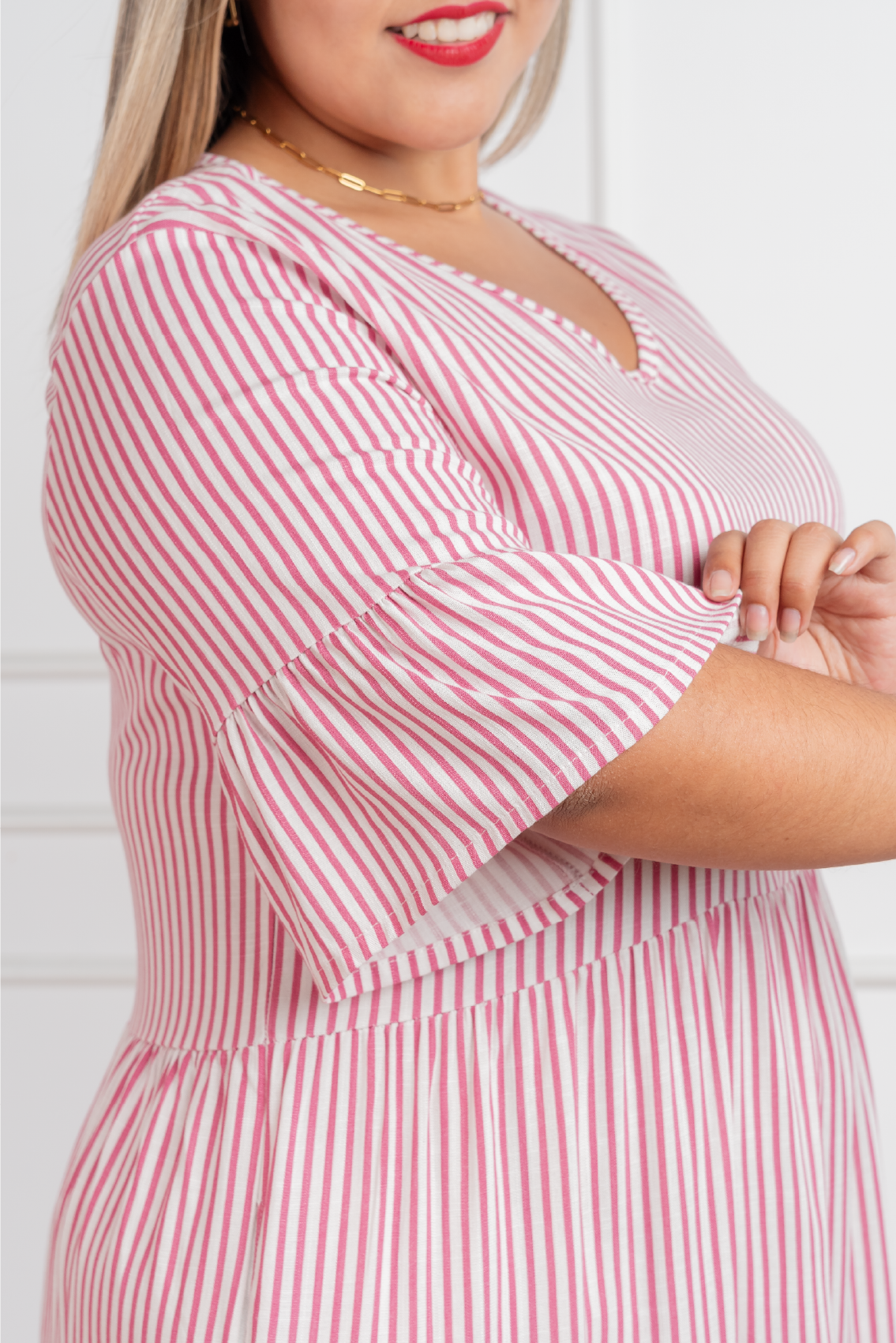 Vestido Edith con diseño a rayas