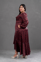 Vestido Envolvente animal print