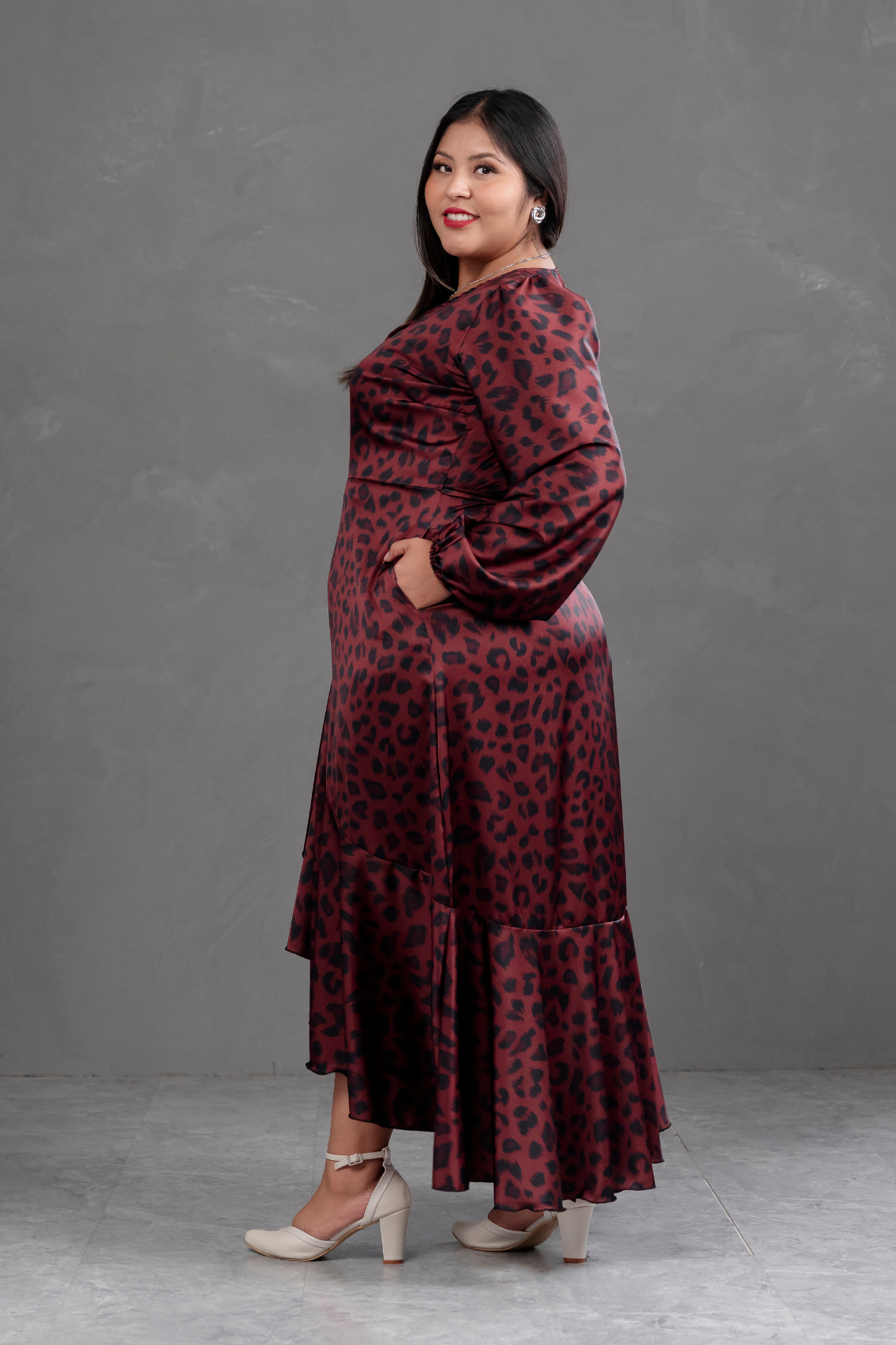 Vestido Envolvente animal print