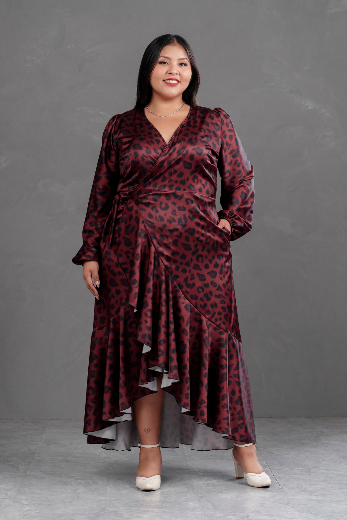 Vestido Envolvente animal print