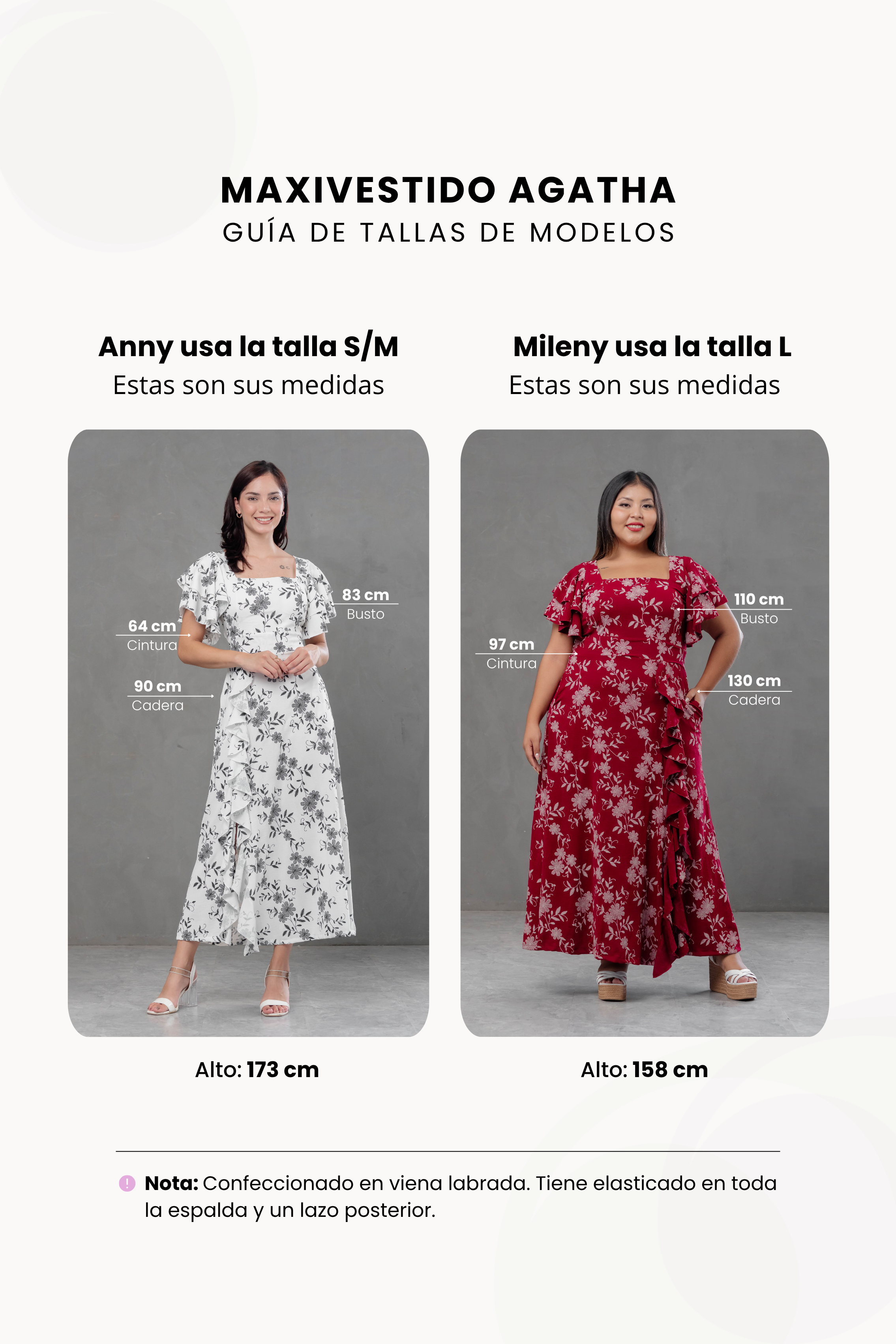 Maxivestido Agatha floral con escote cuadrado