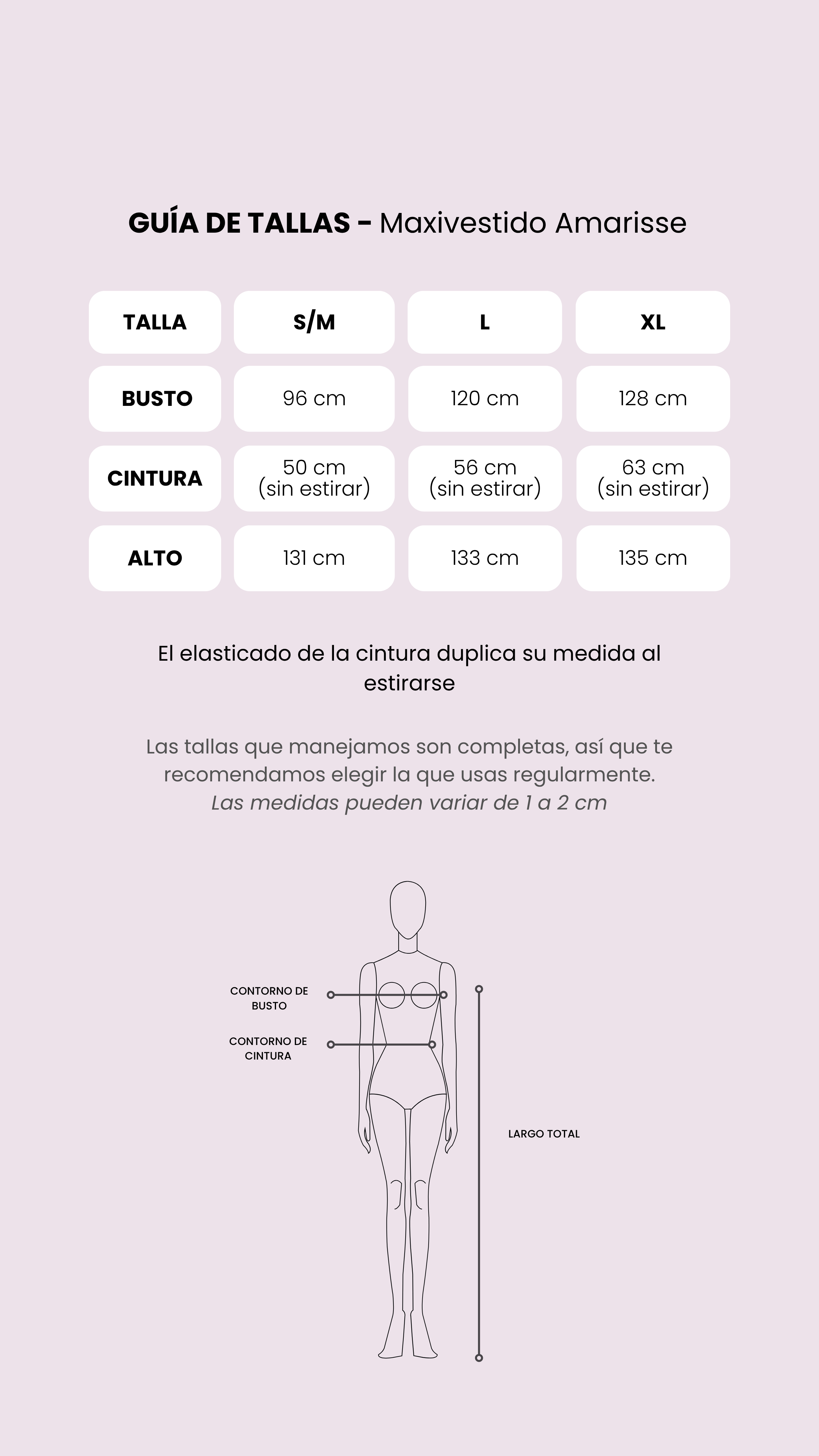 Tabla de medidas