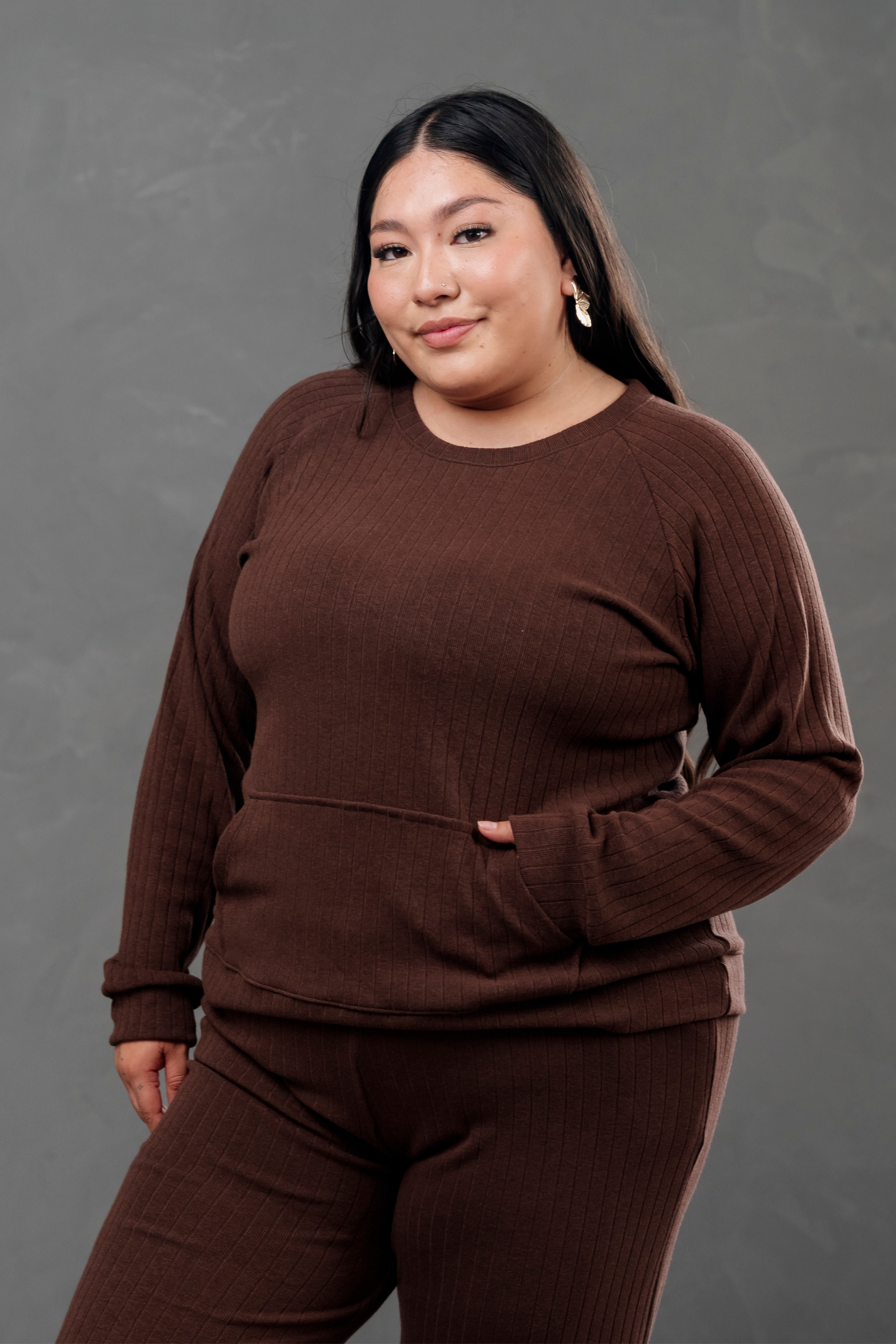 Ambar Set Comfy marron