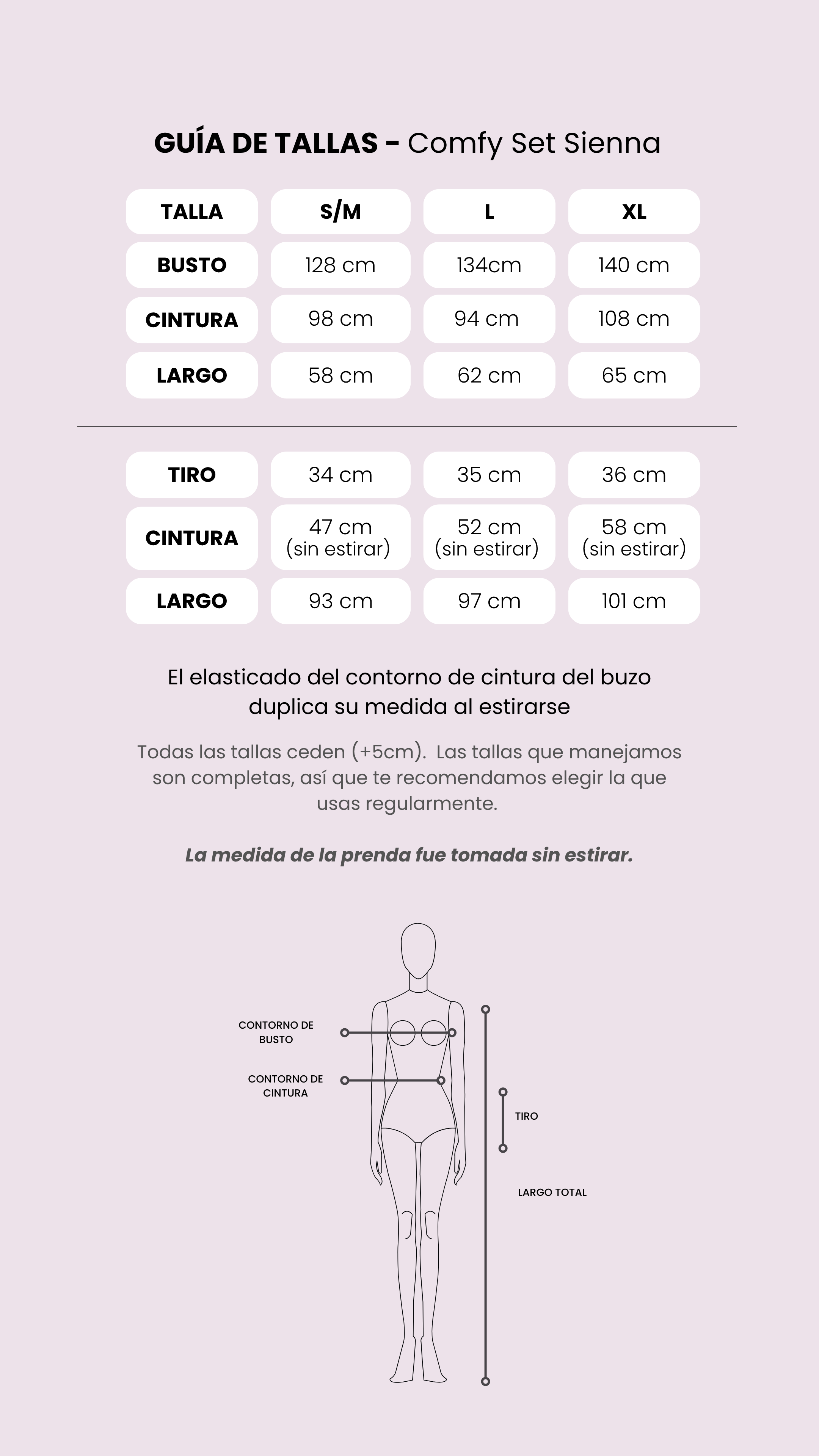 Tabla de medidas