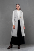 Maxi chaleco de paño Celine Gris