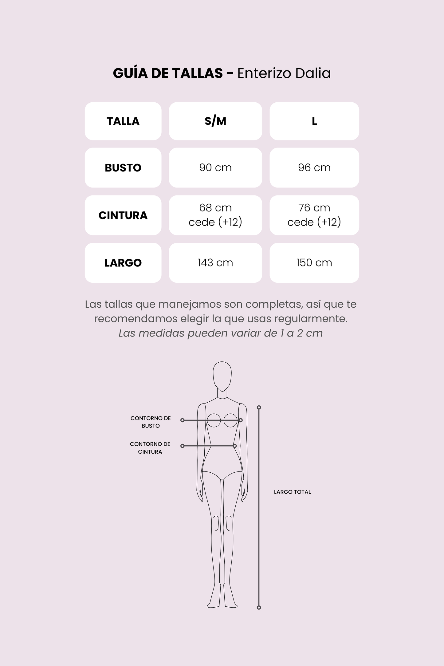 Enterizo Dalia
