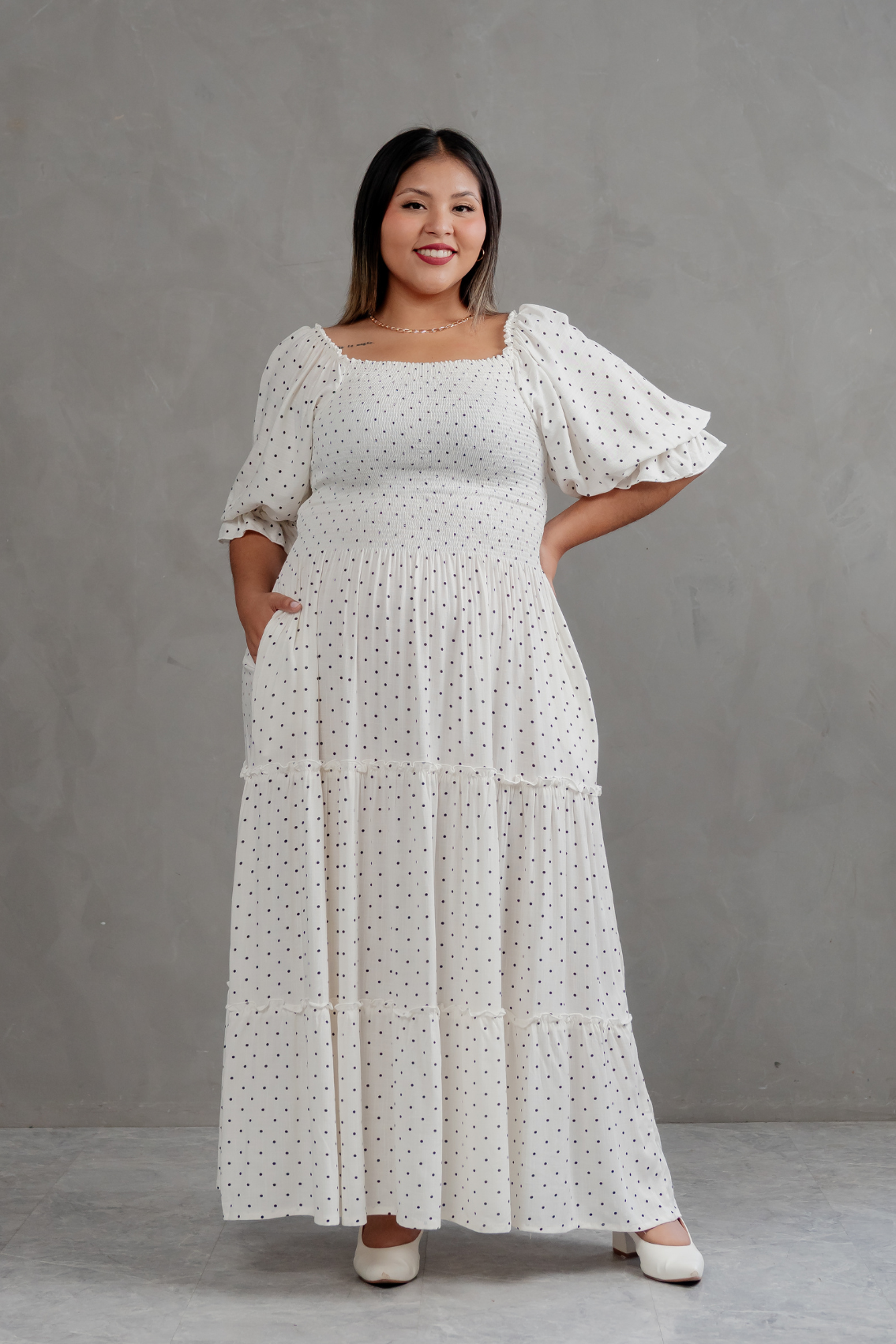 Vestido Gabriela Polka Dots