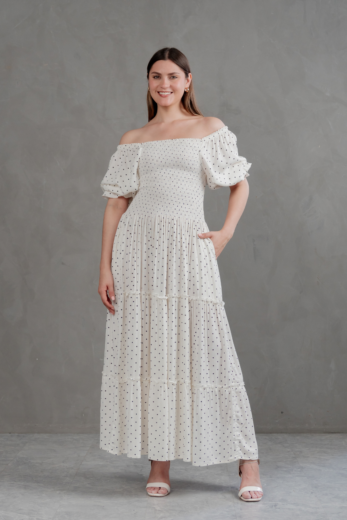 Vestido Gabriela Polka Dots