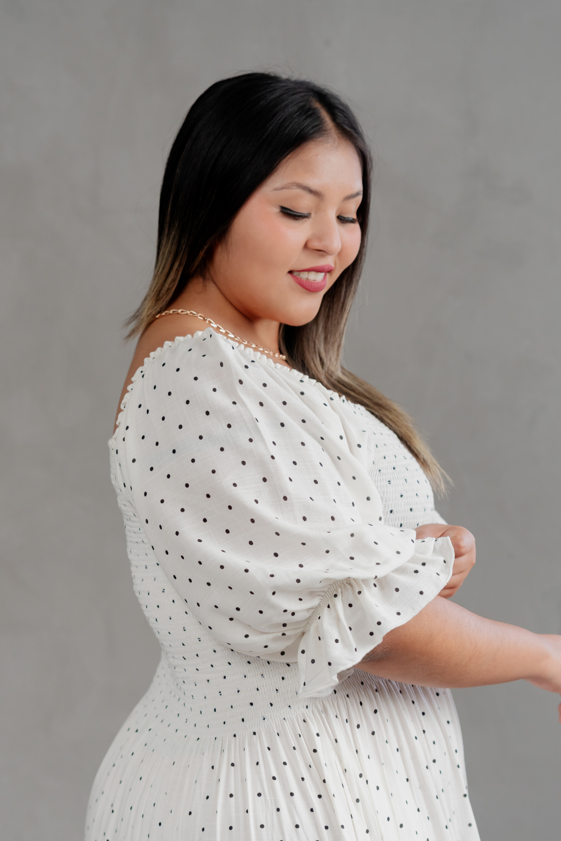 Vestido Gabriela Polka Dots