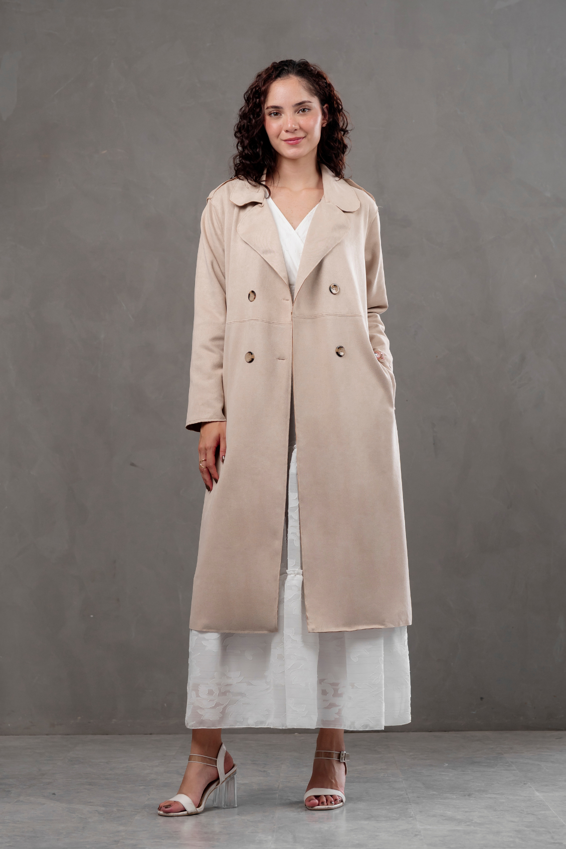 Gabardina Londres beige