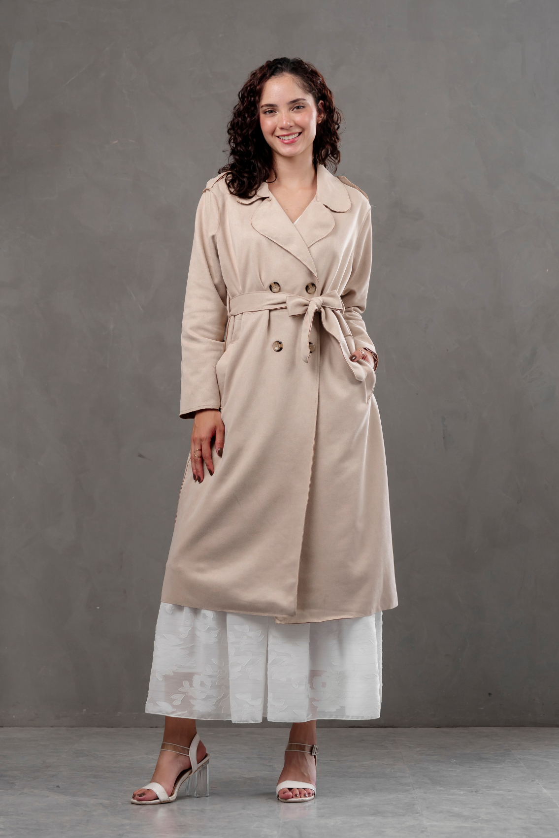 Gabardina Londres beige
