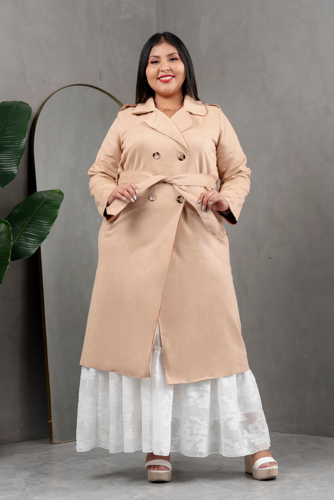 Gabardina Londres beige