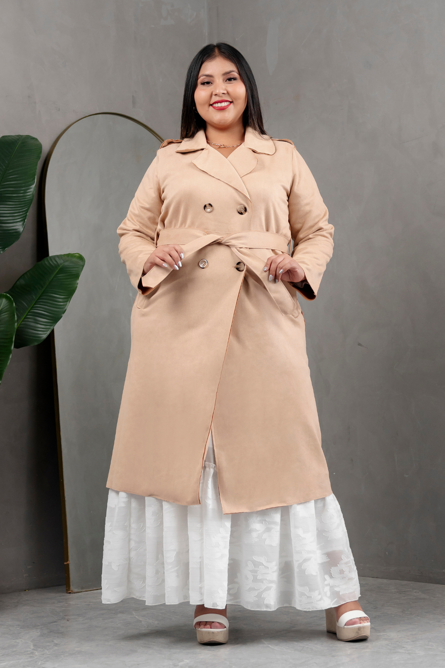Gabardina Londres beige