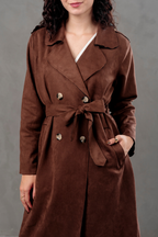 Gabardina Londres marrón
