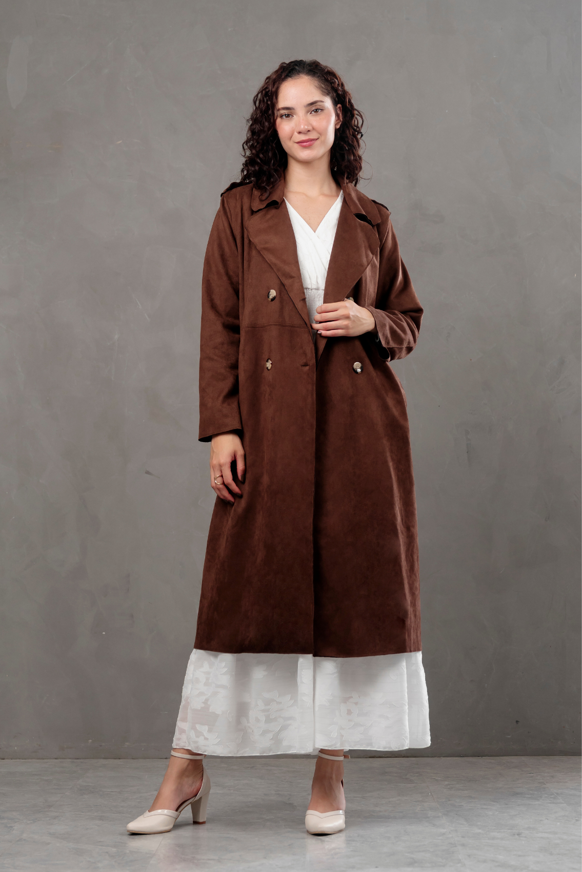 Gabardina Londres marrón