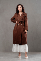 Gabardina Londres marrón