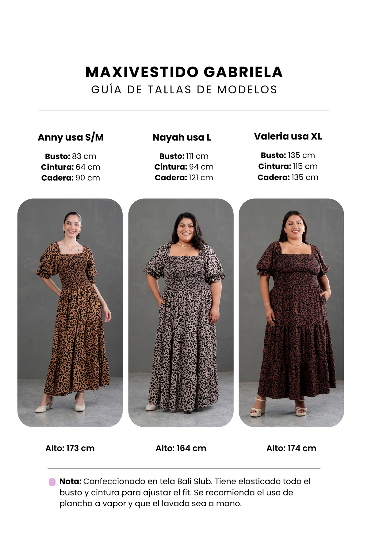 Maxivestido Gabriela Animal Print