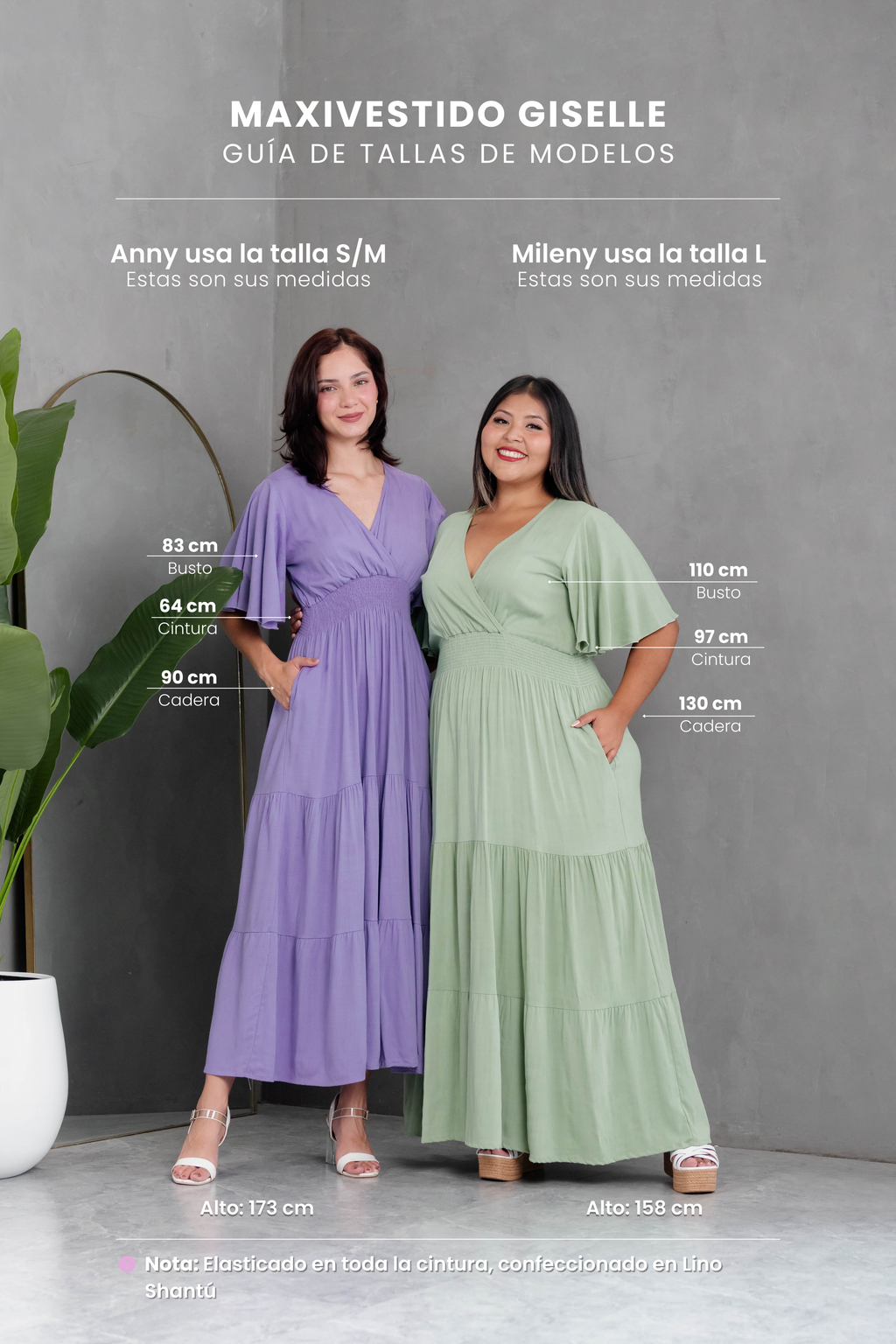 Maxivestido de lino Giselle