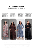 Maxivestido Lara Polka Dots marron