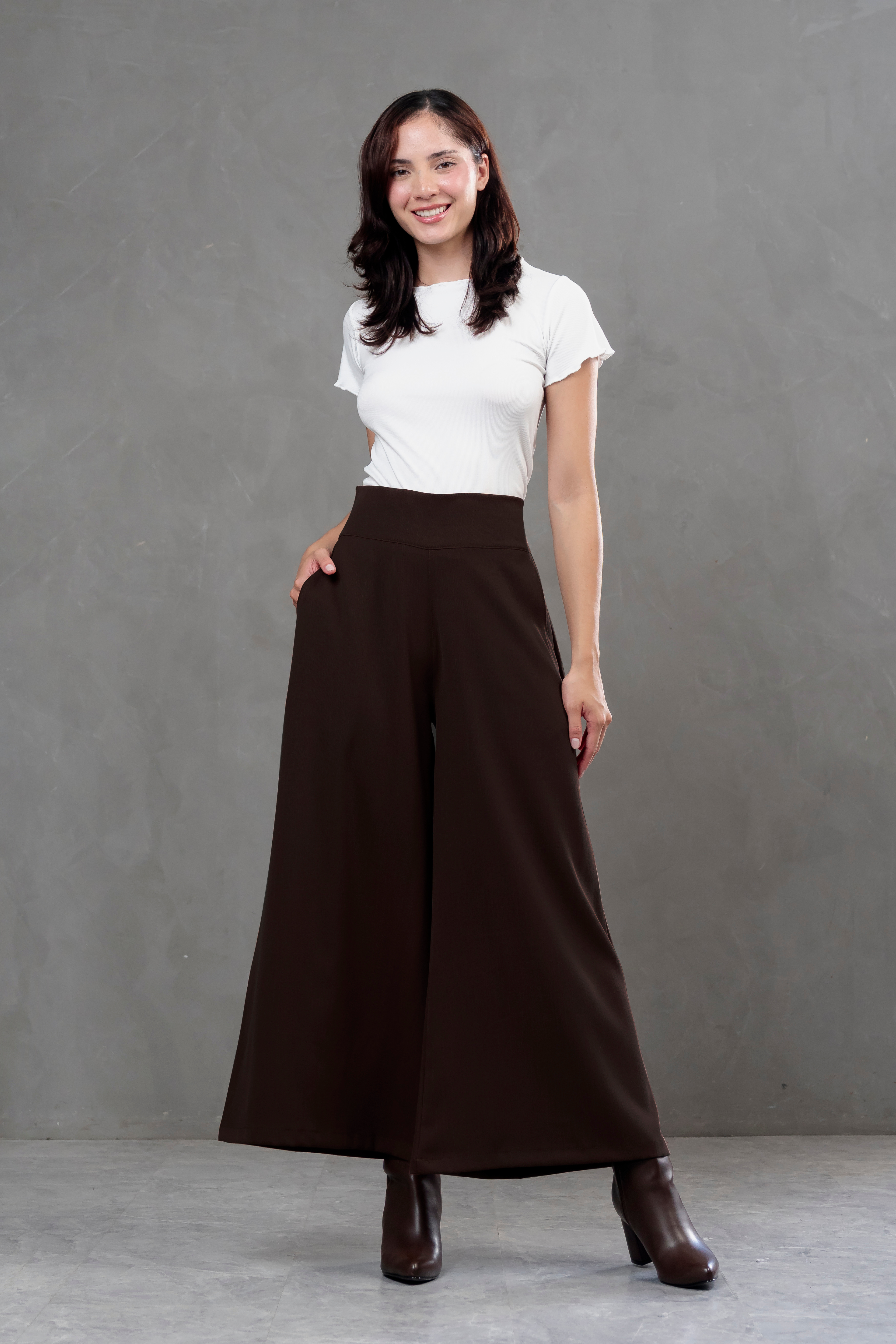 Maxi Palazzo Santorini marron