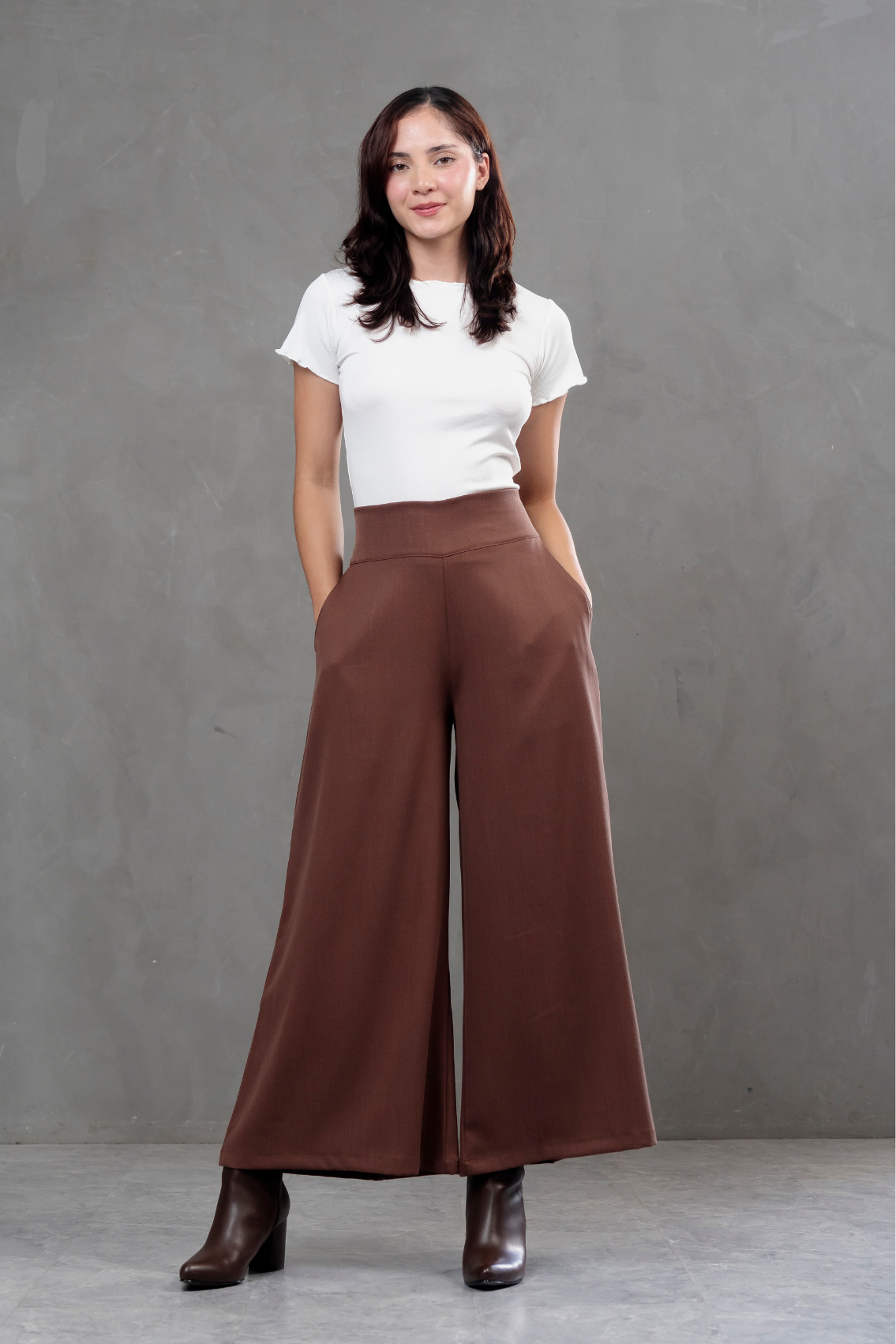 Maxi Palazzo Santorini marron