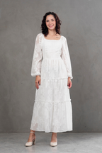Maxivestido de gasa Aurora