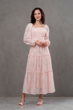 Maxivestido de gasa Aurora