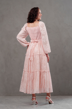 Maxivestido de gasa Aurora
