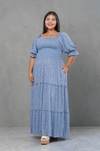 Maxivestido Gabriela Floreado