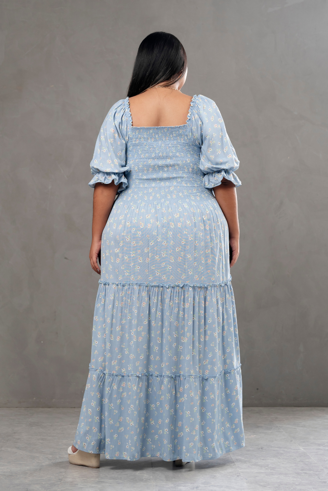 Maxivestido Gabriela Floreado