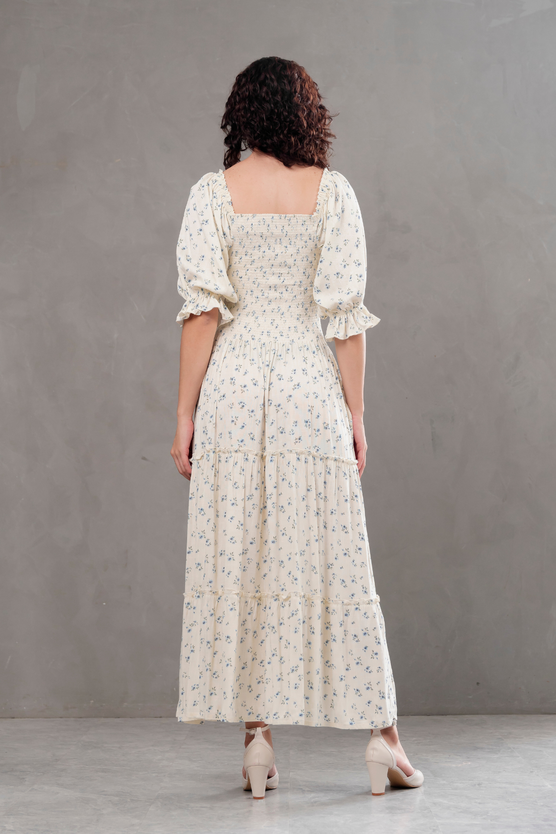 Maxivestido Gabriela Floreado