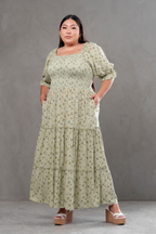 Maxivestido Gabriela Floreado