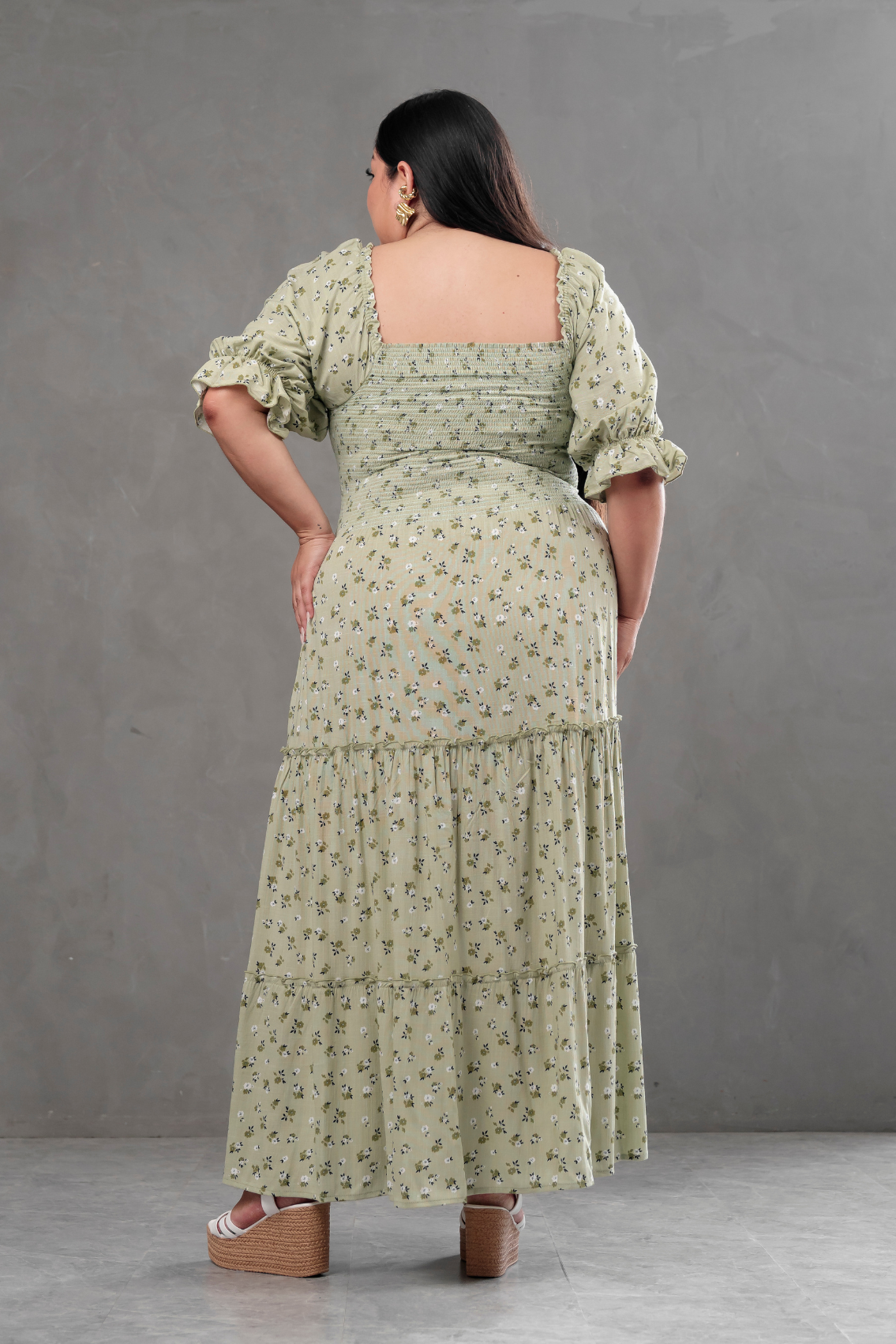 Maxivestido Gabriela Floreado