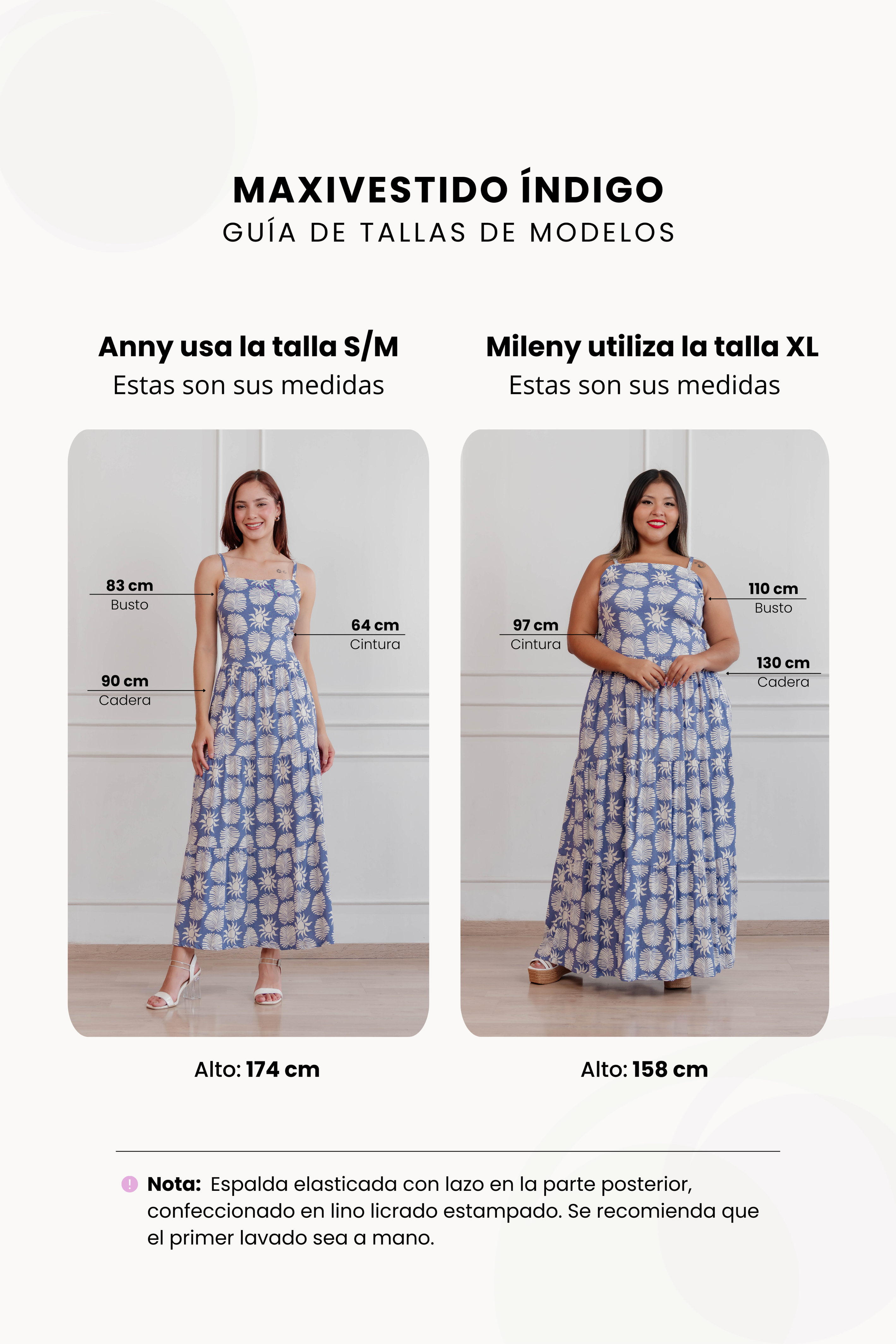 Maxivestido Indigo