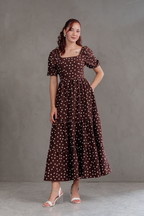 Maxivestido Alma Polka Dots
