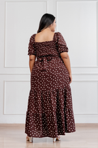 Maxivestido Alma Polka Dots