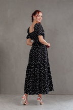 Maxivestido Alma Polka Dots