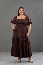 Maxivestido Gabriela Animal Print