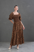 Maxivestido Gabriela Animal Print