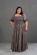 Maxivestido Gabriela Animal Print