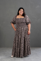 Maxivestido Gabriela Animal Print