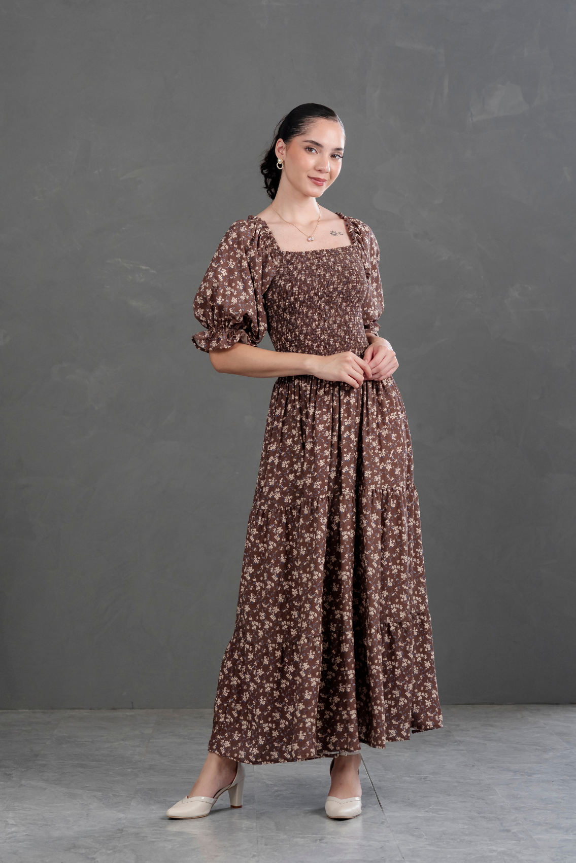 Maxivestido Gabriela Flores