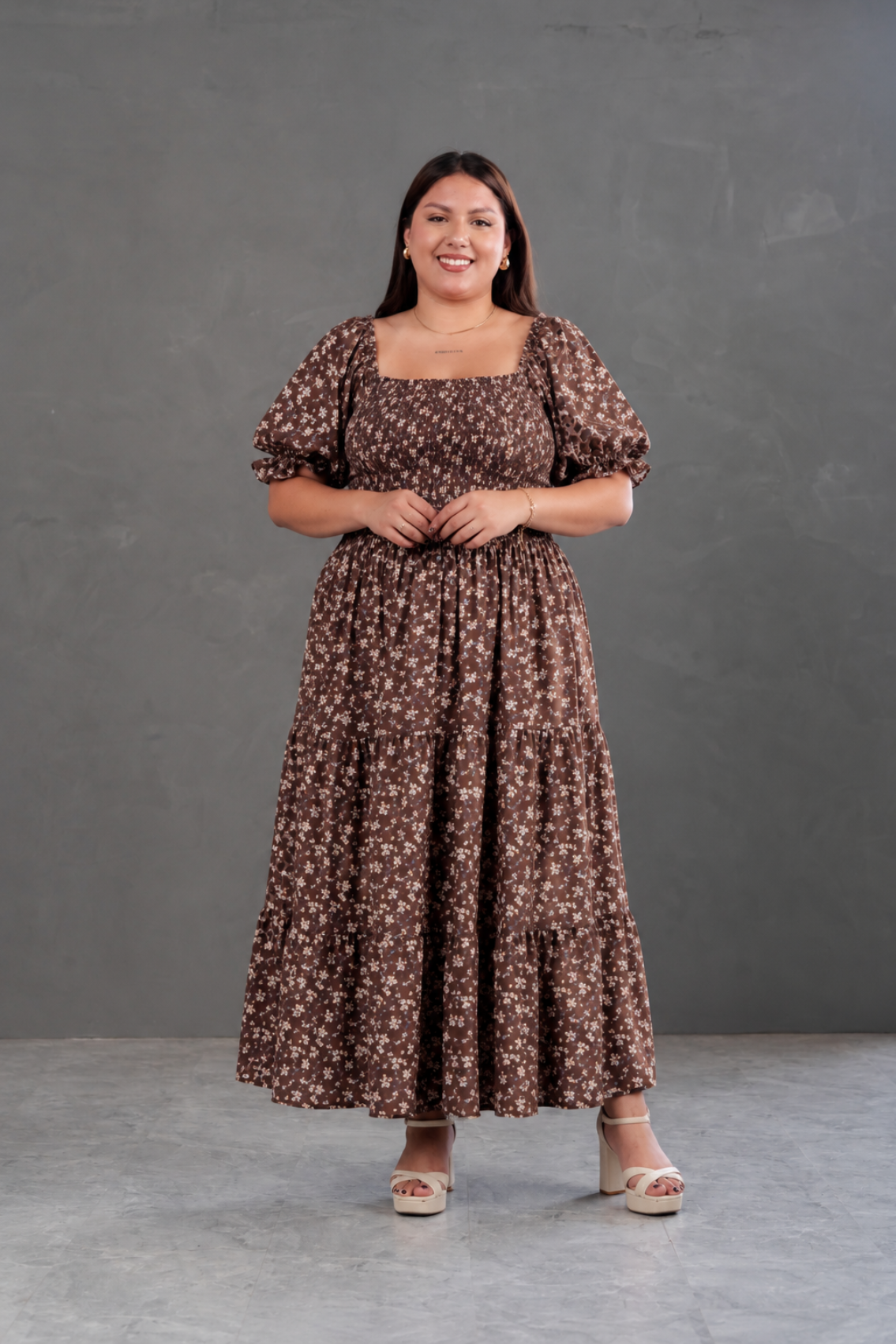 Maxivestido Gabriela Flores