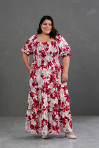 Maxivestido Gabriela Floreado