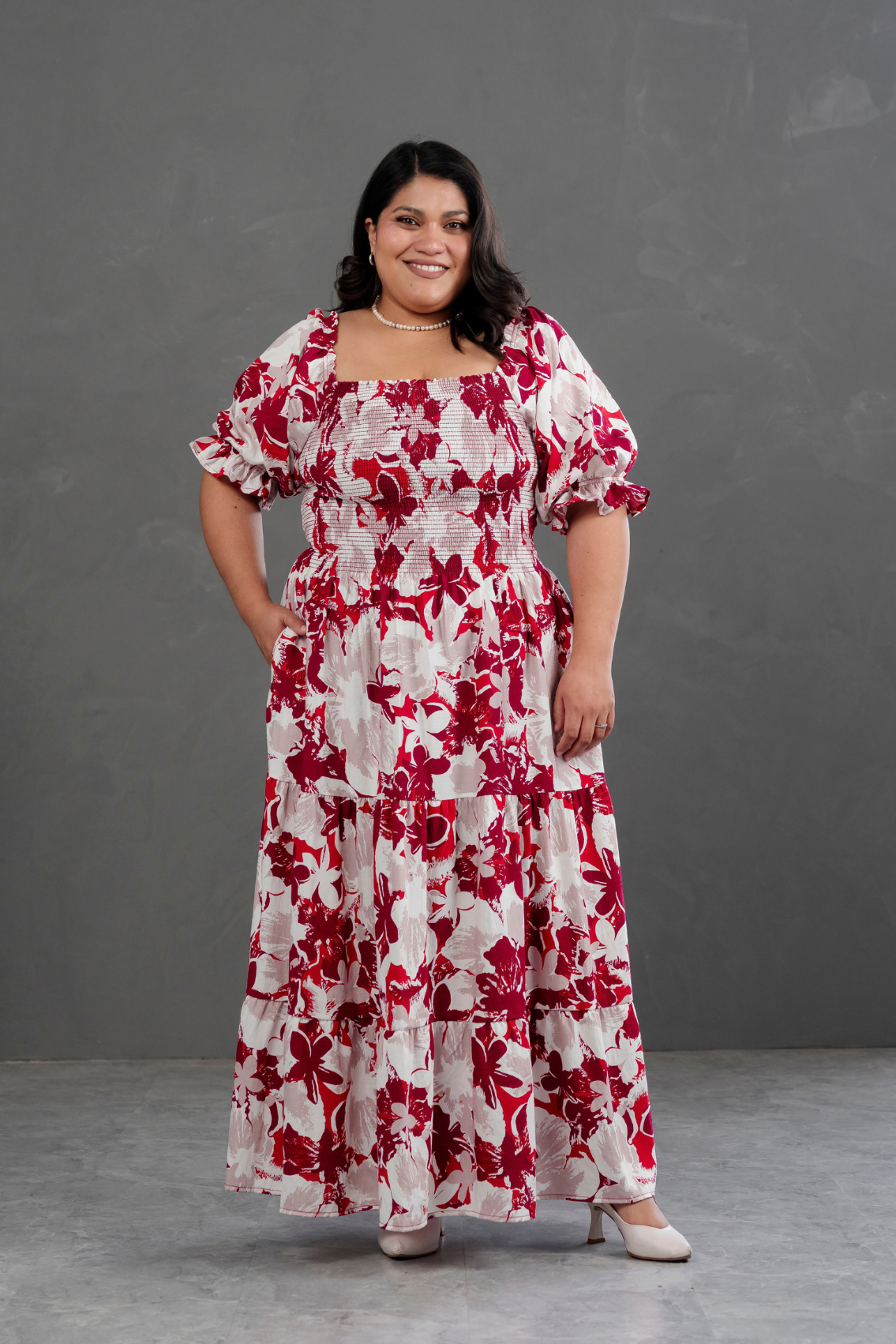 Maxivestido Gabriela Floreado