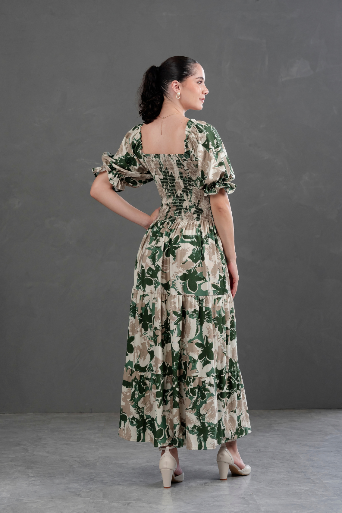 Maxivestido Gabriela Floreado